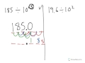 Dividing by Powers of 10