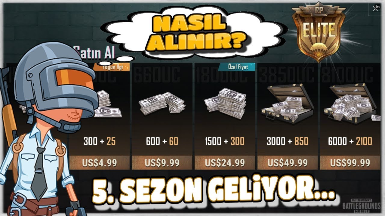 5 Sezon Geliyor Royale Pass Nasil Alinir Pubg Mobile Youtube - pubgmobile pubgmobilesezon5 pubgmobileroyalepass