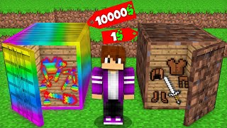 КОНТЕЙНЕР ЗА 1$ ПРОТИВ КОНТЕЙНЕРА ЗА 10000$ в МАЙНКРАФТ 100% троллинг ловушка minecraft