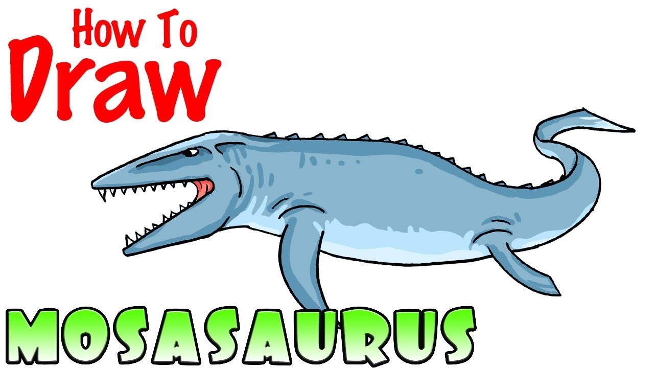 How To Draw A Mosasaurus