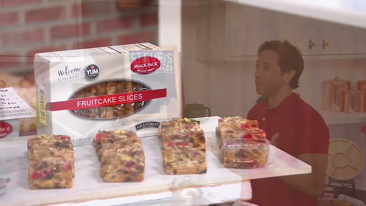 Grandma's Fruitcake featured on QVC