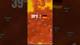 Europe Heat Wave Alert ⚠️ | 39°C - 46°C Temperature 🌡️| Germany Hungry Romania Poland Ukraine Italy🔥