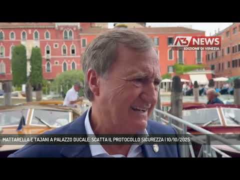MATTARELLA E TAJANI A PALAZZO DUCALE: SCATTA IL PROTOCOLLO SICUREZZA | 10/10/2025