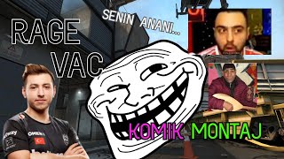 XANTARES Küfür Vac ve RAGE Anları komik montaj !