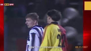 1997 1998 Galatasaray Sparta Prag 2-0 Şampiyonlar Ligi Maçı