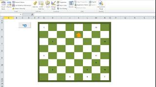 Chess Knight's Tour using Excel VBA - Warnsdorf Rule
