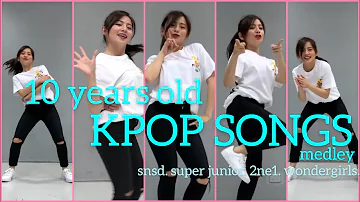 10 YEARS AGO KPOP SONGS DANCE MEDLEY! 😱😍