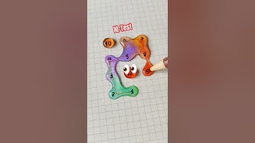 Trò chơi nối các giọt nước từ 1 đến 12 theo thứ tự 😊#games #funny #shorts #drawing