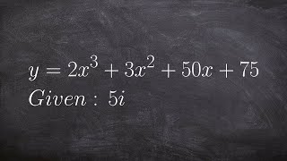Given One Complex Zero Find the Remaining Zeros of a Polynomial