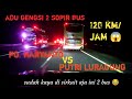 adu gengsi‼️bus luragung tidak mau disalip bus po haryanto