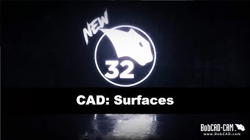 BobCAD CAM V32 Getting Started CAD: Surfaces