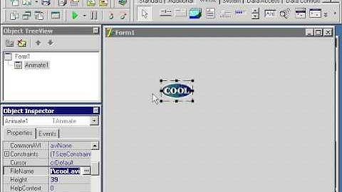 36 Delphi 7 Win32 Компонента Animate