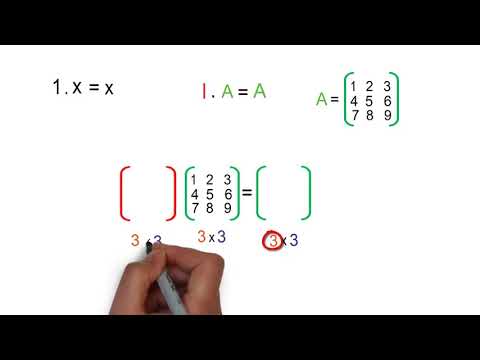 Video: ¿Cómo se convierte una matriz en una matriz de identidad?