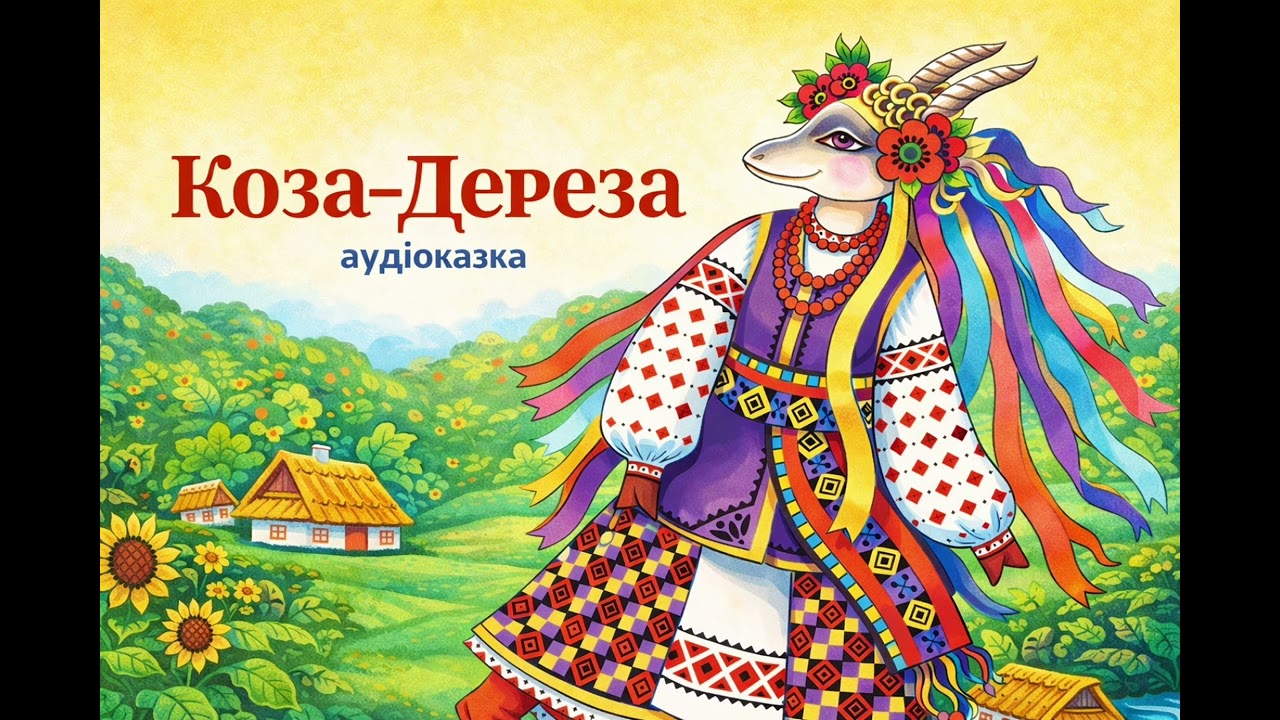 Коза-Дереза. Аудіоказка #kazka #аудіокнига #аудіоказкионлайн #аудіоказкаукраїнською