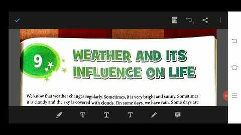 Class 4 science chapter 9 (weather and its influence on life) part 1