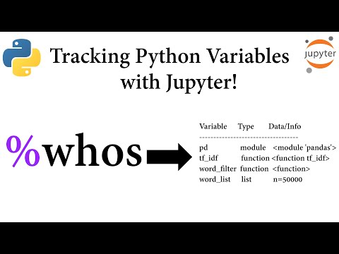 Video: Ինչպե՞ս կարող եմ օգտագործել Python-ը Jupyter նոթատետրում: