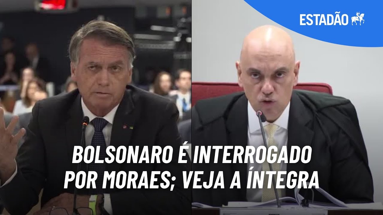 Assista à íntegra do depoimento de Bolsonaro a Alexandre de Moraes