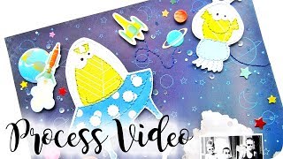 Aliens! | Scrapbook Process Video