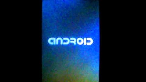 Android running on my iPod Touch 1G