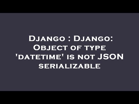 Django : Django: