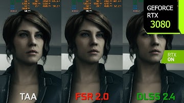 Control FSR 2.0 Mod | 1440p FSR 2.0 vs DLSS 2.4 Comparison | RTX 3080 | Ray Tracing | i7 10700F