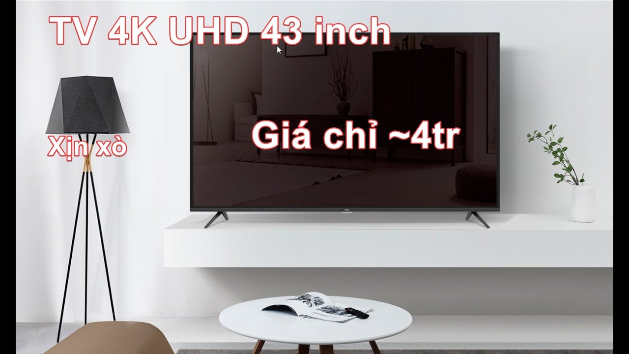 Review Smart Tivi TCL 4K 43 inch L43U50 mua trên shopee mall | Quánh giá #4