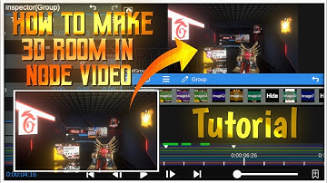How To Make 3D Room In Node Video||Free Fire 3D Room Tutorial
