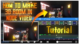 How To Make 3D Room In Node Videofree Fire 3D Room Tutorial