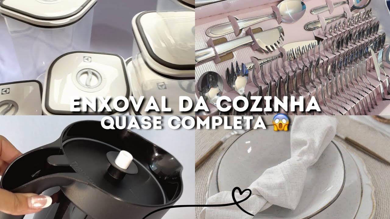 Compras Para a Cozinha | Enxoval De Casa Nova - Tupperware, Tramontina, Oxford, Electrolux 🏠