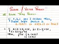 Scalar triple product from vector analysis | Bsc and BA Maths