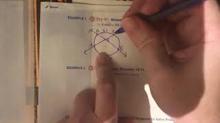 Geometry 10-5 (Secant Lines and Segments)
