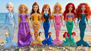 Cute Miniatures Disney Princess Frozen ELSA & Annall! elsa satisfying unboxing