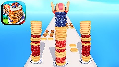 Pancake Run ​- All Levels Gameplay Android,ios (Levels 1-5)