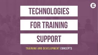 Technologies for Training Support