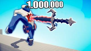 3.000.000 DAMAGE UNDERWORLD SWORD & KNIFE vs BOSS UNITS - TABS | Totally Accurate Battle Simulator