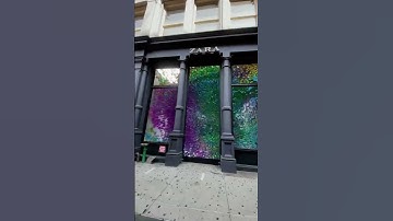 The Zara store in New York has a mesmerizing 3D window display #technology #shorts