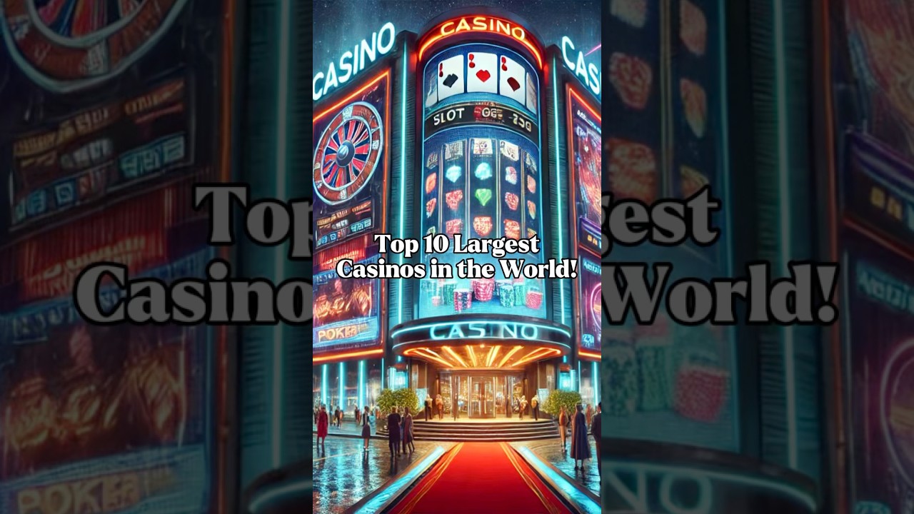 Top 10 Largest Casinos in the World! #casino #gambling #poker #youtubeshorts