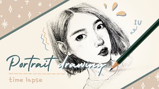 [time lapse] IU(아이유) Portrait drawing | 403 ARTNIMA