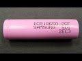 Литиевый аккумулятор 18650 Samsung ICR18650-26F 2600 mAh: обзор, тест, отзыв - купить на АлиЭкспресс