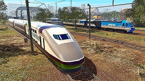 Train Racing Simulator: Free Train Games - Tutorial and Level 1