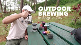 Outdoor brewing in Baguio City