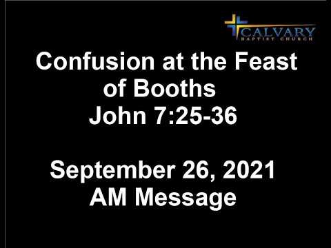 Confusion at the Feast of Booths