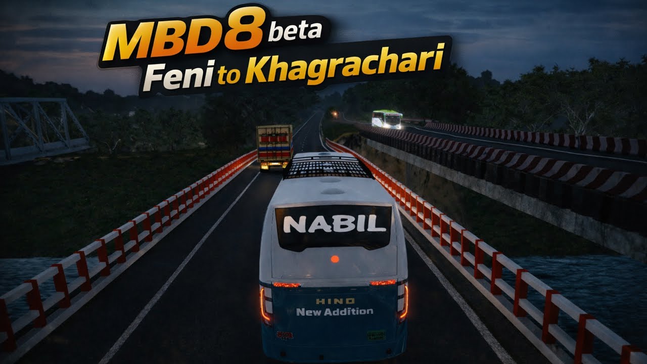 MBD v8 Beta Gameplay 🚛 | ETS2 1.57 Ultra Graphics | Feni to Khagrachari | RTX 5050