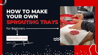 Sprouting Trays Tutorial DIY | How to Make Your Own for Sprouts | Beans | Seeds | How to Really Cook