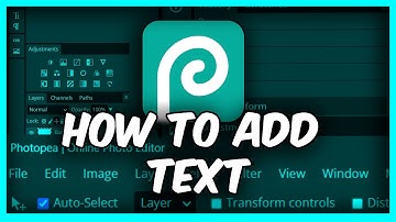 Photopea Tutorial: How To Add Text For Beginners