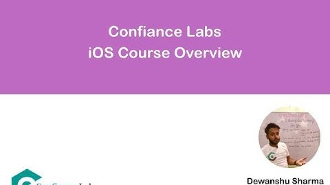 Confiance Labs iOS Course Overview - Hindi