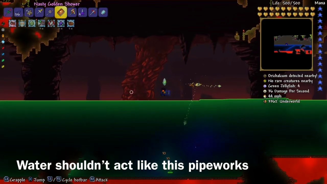 Pipeworks terraria glitch