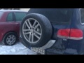 Volkswagen touareg 2.5 TDI start in freezing cold winter weather -21,5