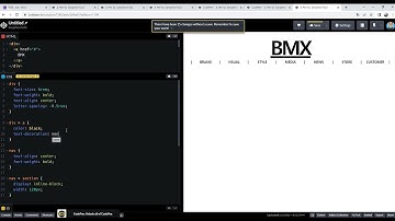 2022-03-23, HTML, CSS 강좌, 38강, bmx 사이트 상단바를 구현해주세요, a 태그 적용