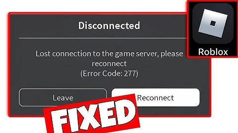Fix Roblox Error Code 277: Lost connection to the game server Error in Roblox